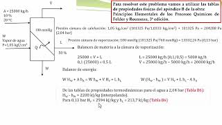 BES 6 Balance de energía a un evaporador [upl. by Roper505]