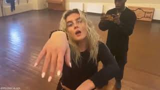 Perrie Edwards Rehearsals Sweet Melody ft Little Mix [upl. by Schubert]