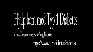 Diabetes Typ 1  En tung ryggsäck [upl. by Odnolor]