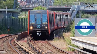 DLR  Docklands Light Railway  Transport for London  Driverless metro [upl. by Lambertson989]