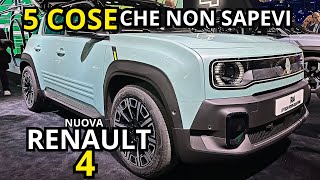 RENAULT 4 2025  5 COSE che NON SAPEVI sulla NUOVA VERSIONE [upl. by Cherish388]