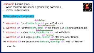 10 Sätze mit während nebensätze [upl. by Anital]