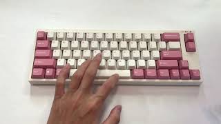 Leopold fc660mbt sound testcherry red [upl. by Charisse336]