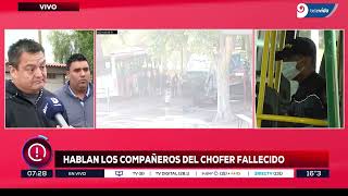 Hablaron los compañeros del colectivero muerto [upl. by Anekam]