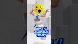 👀 Get this KORBLOX Dupe Before it’s gone roblox shorts ytshorts robloxavatar brookhaven [upl. by Nave]