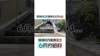 【精神科の作業療法士ちゃん】6月分のお給料精神科作業療法士病院精神疾患OT医療福祉医療従事者社畜仕事ご飯給料お金 [upl. by Ecirbaf]