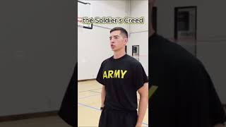 Dont Forget the Soldiers Creed in ROTC armyrotc army soldierscreed [upl. by Susanna]