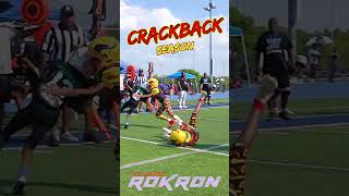 BoneCrushing Crackback Block Sends Defender Flying 💣 ⚡️ shorts YouthFootball [upl. by Risan]