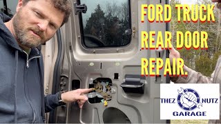 How to repair the rear doors on a F150 F250 F350 Upper and lower cables Thez Nutz Garage Ep91 [upl. by Keryt209]