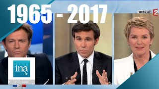 2nd tour des présidentielles  Les annonces des résultats de 1965 à 2017  Archive INA [upl. by Remled699]