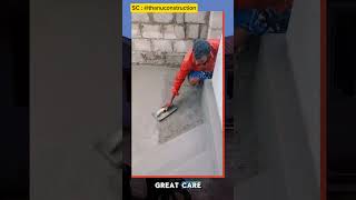 Floor plestering Technik plastering construction builder trendingshorts [upl. by Atiken]