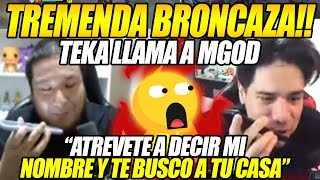 😲TREMENDA BRONCAZA😲 KINGTEKA SE PELEA CON MISTICO POR LLAMADA POR EL ROCHE DE LA FULERA POLEMICA [upl. by Micky]