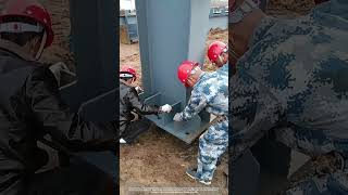 Use Anchor Bolts To Fix Column of Steel Structure [upl. by Pacien838]