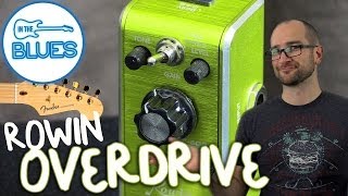 Rowin Overdrive Pedal LEF602B Demo with a Fender Stratocaster [upl. by Olwen]