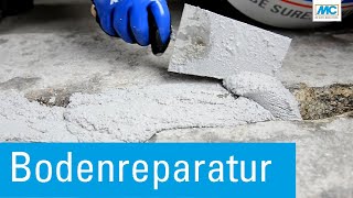 Betonboden schnell reparieren  Bodenreparatur mit Polymerbeton [upl. by Arodoet]