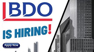 BDO Voice Process Job Vacancy  BPO Hiring for Freshers  BPO J [upl. by Ynnub]