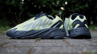 Yeezy Boost 700 MNVN ‘Phosphor Neon Unboxing amp Review 2020 [upl. by Higinbotham]