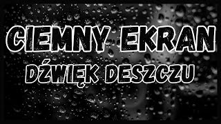 🖤💤 DESZCZOWA NOC Z CIEMNYM EKRANEM DO ODPOCZYNKU 🌧️🌌 [upl. by Aelanna476]