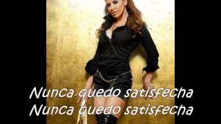 Gloria Trevi Satisfecha Letra [upl. by Leay849]