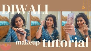 Diwali Glow Easy amp Elegant Makeup Tutorial for the Festival of Lights [upl. by Namzaj]