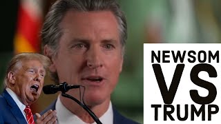 Gavin Newsom talks Trump Biden potential election run [upl. by Seroled]