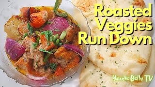 ROASTED VEGGIES RUNDOWN RECIPE  BREAKFAST LIVE  JAMAICAN VEGAN RUNDUNG [upl. by Nylitsirk112]