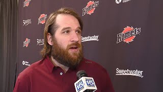 Alex Aleardi full interview at Komets training camp opening press conference on 10724 [upl. by Arimlede]