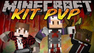 Minecraft MiniGame KIT PVP w Jerome amp Bajan Canadian [upl. by Arec15]