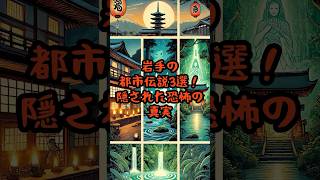 都市伝説！岩手の都市伝説３選！隠された恐怖の事実 都市伝説 岩手 ミステリー 恐怖shorts [upl. by Anyrak94]