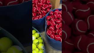 Tannis Ball Making Process in Mega Factories of India  Best Tannis Ball Factory In India [upl. by Alic]