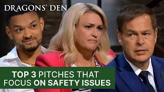 Top 3 Pitches With Safety Focus Products  Season 20  Dragons Den [upl. by Aiet757]