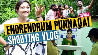 Endrendrum Punnagai Serial Shooting Vlog 🎥 Zee Tamil  Neels [upl. by Claudelle]