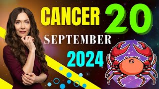 CANCER ♋ ❌𝐖𝐀𝐑𝐍𝐈𝐍𝐆❌ 𝐆𝐎𝐃 𝐖𝐀𝐑𝐍𝐒 𝐘𝐎𝐔 😨 𝐇𝐨𝐫𝐨𝐬𝐜𝐨𝐩𝐞 𝐟𝐨𝐫 𝐭𝐨𝐝𝐚𝐲 SEPTEMBER 20 𝟐𝟎𝟐𝟒 🔮 horoscope new tarot [upl. by Aihsercal]