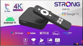 STRONG LEAPS3 4K5G Google TV box مواصفات [upl. by Teodoor]