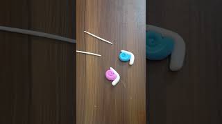 easy air clay ideas beginners craft art satisfying shorts trending youtubeshorts [upl. by Lupee]