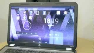 Android x86 Project 42 Jelly Bean On A Laptop [upl. by Annah]