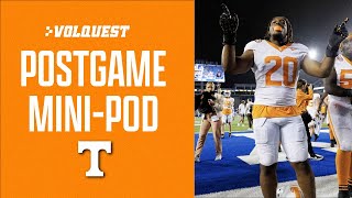 Tennessee Football Postgame MiniPod Tennessee holds off Kentucky 3733 I Volunteers I GBO [upl. by Zennie]