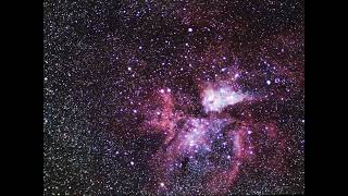 Eta Carinae Nebula NGC 3372 through a 80 mm telescope [upl. by Bicknell590]