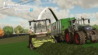 Ls22Landkreis Rostock 16 Gras Häckseln 7 Landwirtschafts Simulator 2022 [upl. by Ahsimed]