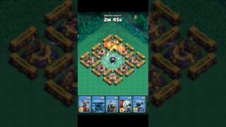 Deadly Xbow max Vs scorcher mountain golem golden dragon and momma pekka clashofclans [upl. by Harrat]