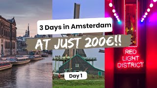 How to plan Amsterdam trip under €200 3Day budget trip [upl. by Liesa138]