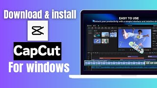 how to download capcut in laptop how to install capcut in pc [upl. by Salahi74]