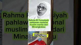 Rahma ElYunusiyah pahlawan nasional muslim dari Minangkabau [upl. by Kcirred]