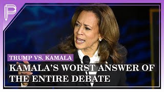 Kamala Harriss Worse Answer of the Entire Presidential Debate [upl. by Lombard]