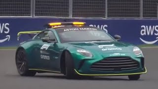 Bernd Mayländer activates drift mode in the safety car during FP1 Canadian GP [upl. by Chamberlain]