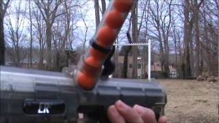 JT ER2 Pump Paintball Gun Shooting Test [upl. by Mckinney]