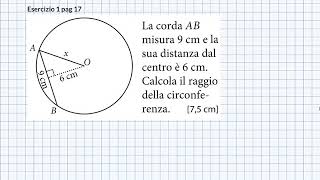 La circonferenza e il teorema di Pitagora [upl. by Nugesulo]