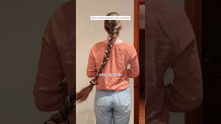 French Braid Tutorial 🌸 frenchbraid hairstyletutorial protectivehairstyle hairstyleshorts [upl. by Enttirb]