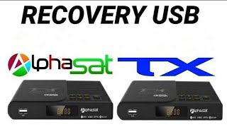 Recovery Via Usb Alphasat TX [upl. by Oigile]