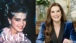 Brooke Shields Breaks Down 12 Looks From 1978 to Now  Life in Looks  Vogue [upl. by Ambrogino]